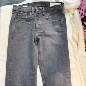 Rag & Bone Gray Straight Leg Pants